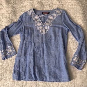 Vineyard vines linen tunic